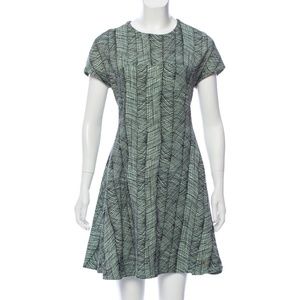 Kenzo Mint Printed Flare Dress - image 1